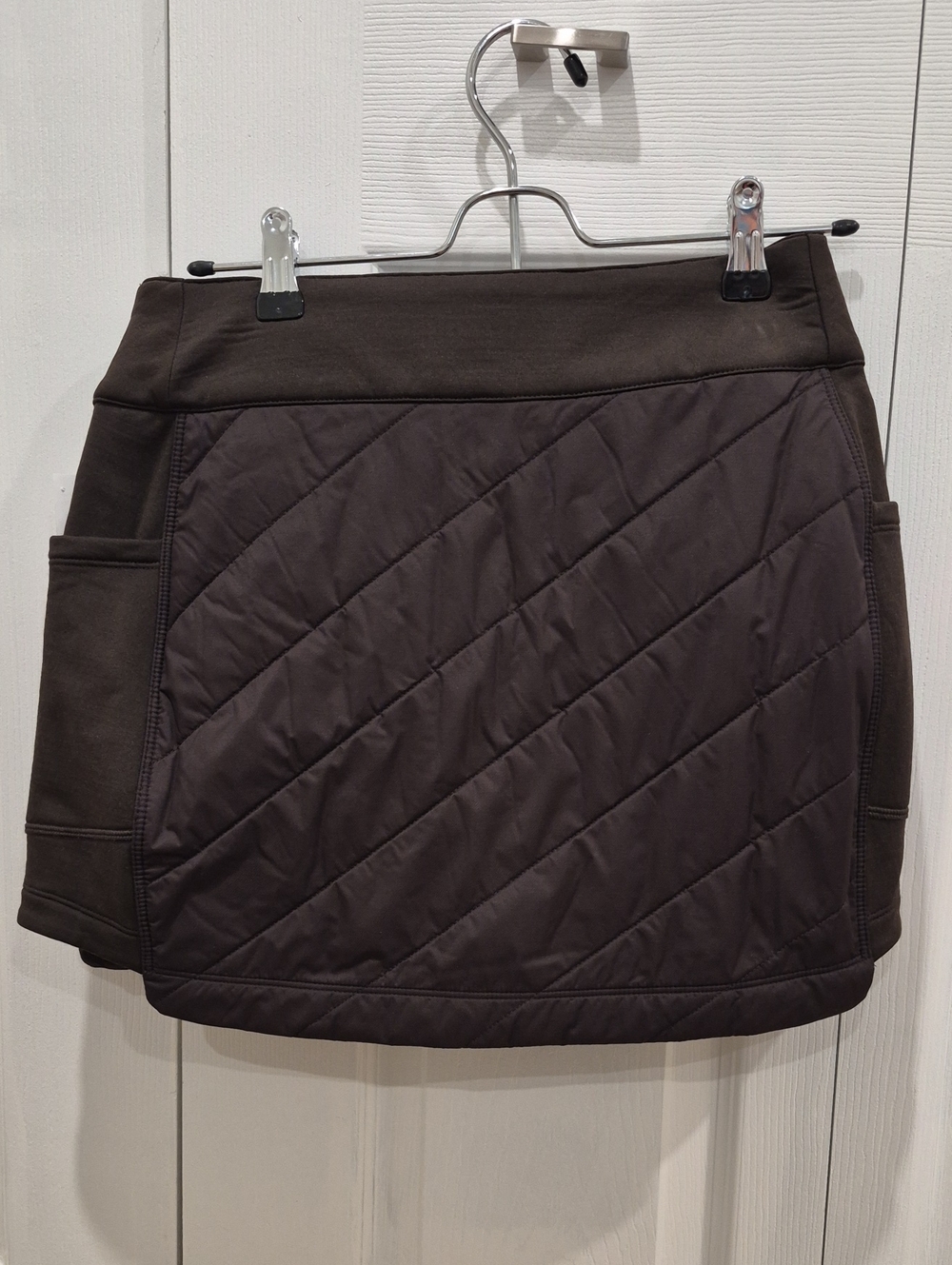 Smartwool Quilted Mini Skirt - Dark Brown